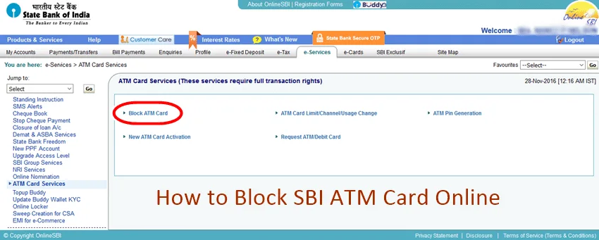 How to Block SBI ATM Card Offline through Phone Call SMS How to Block SBI ATM Card Offline through Phone Call SMS