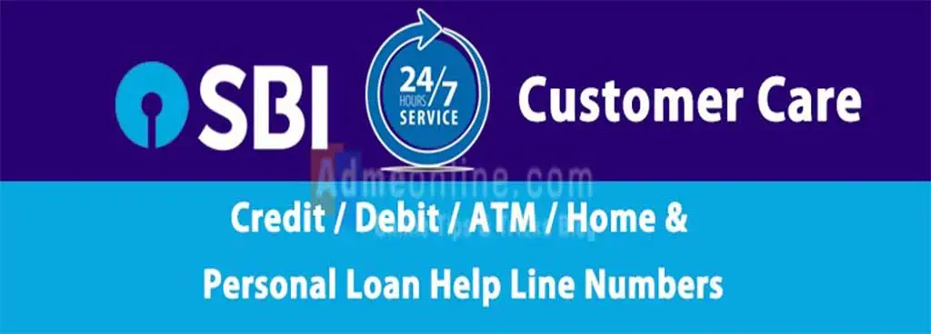 sbi customer care numbers