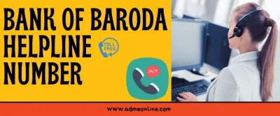 Bank of Baroda helpline number