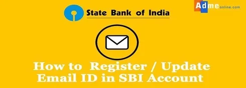 how to register email id in sbi