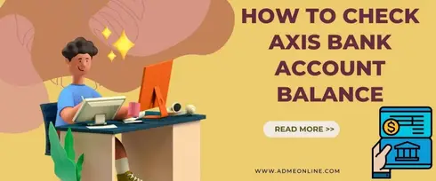 axis bank balance checking